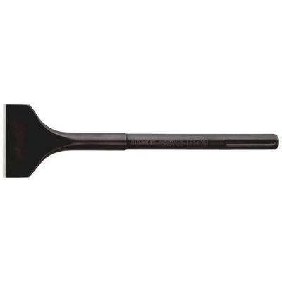 A flat chisel with a wide, rectangular end, suitable for working with concrete or stone.