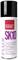 Spray can with inscription 'KONTAKT CHEMIE FLUX SK10'. Text in multiple languages: 'Protector, solder-active'.
