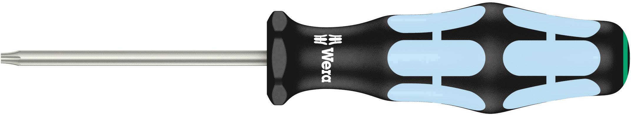A screwdriver with an ergonomic handle and metallic tip, suitable for precise work in workshop or home.