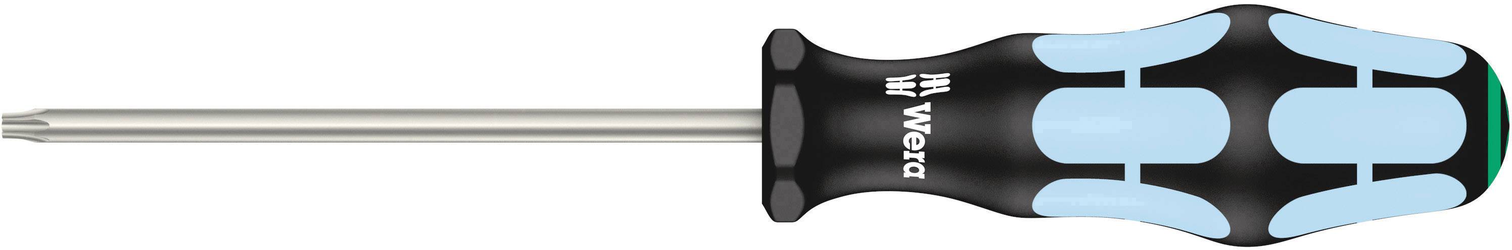 Screwdriver with ergonomic handle and cross-head blade.