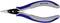 A blue-grey precision pliers with the inscription '34 22 130' on the handle, suitable for delicate cutting and gripping tasks.