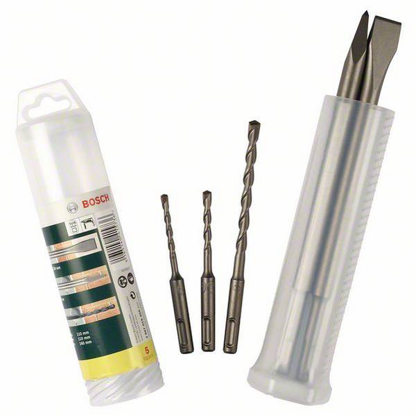 Bosch Accessories Promoline 2607019455 Carbide metal Hammer drill bit set 5-piece 5 mm, 6 mm, 8 mm  SDS-Plus 1 Set