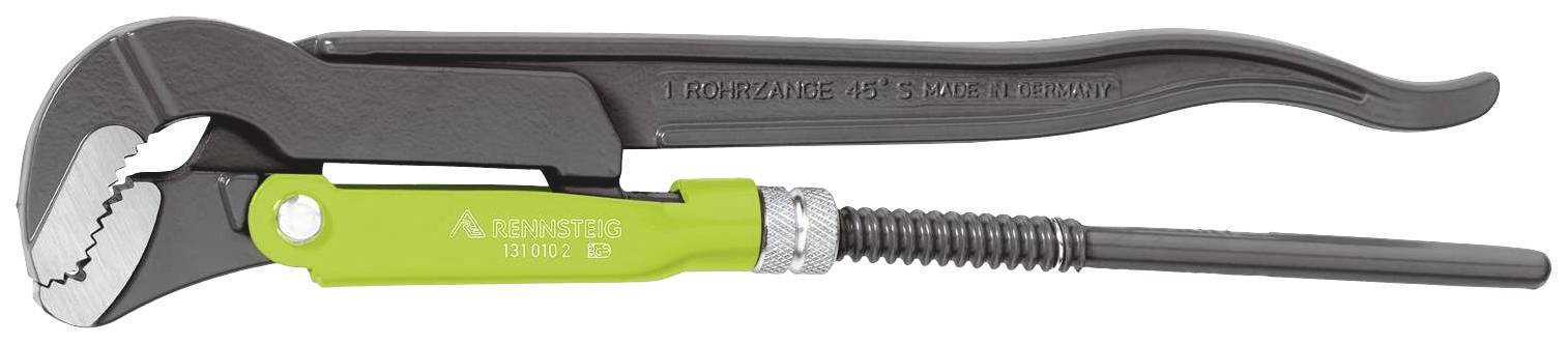 Pipe wrench with a green handle, showing the 'Gedore' brand. It has adjustable jaws for gripping pipes or metal parts.