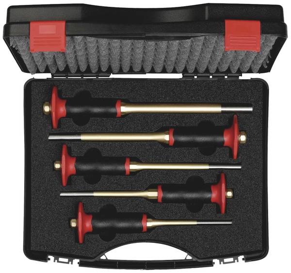 Rennsteig Werkzeuge Cotter pin driver set XXL in case.  425 154 0