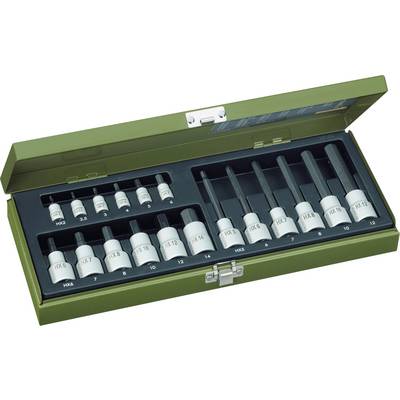Proxxon Industrial 23 100 Allen Bit set 18-piece 1/4" (6.3 mm), 1/2" (12.5 mm)