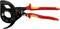 An electric cable cutter by Knipex, insulated up to 1000V. Suitable for cutting thick cables.