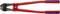 Wire cutters with red handles and black blades, suitable for cutting through strong wires and metal rods.