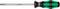 Phillips screwdriver with ergonomic handle in black and green with silver blade by Wera.