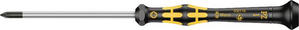 Wera 1555 05030116001 ESD Phillips screwdriver PZ 1 Blade length: 80 mm