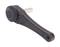 A black, ribbed angle adjuster with a round rotary handle and a cylindrical metal pin, likely for mechanical devices.
