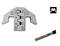 'Wire stripping pliers for stripping cables of various sizes, with size indications in mm and AWG.'