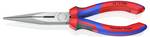 Bent-nose pliers with cutter