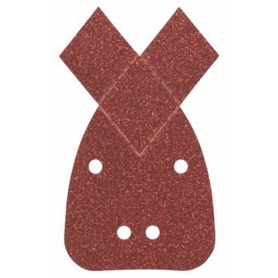 Bosch Accessories  2607017113 Multi-purpose sandpaper set Hook-and-loop-backed, Punched Grit size 80, 120, 180  (L x W) 