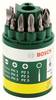 Bosch Accessories Promoline 2607019454 Bit set 10-piece Slot, Phillips, Pozidriv incl. bit holder