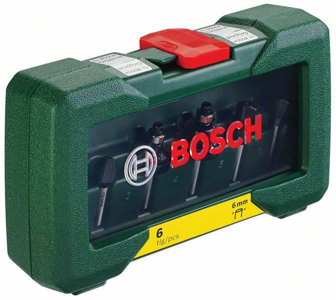 Bosch Accessories 2607019464 Milling set Carbide metal Shank diameter 6 mm-1