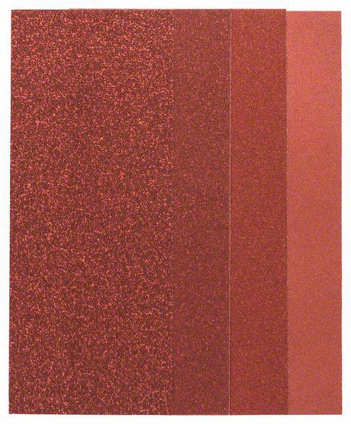A picture shows four rectangles in various shades of red, increasing in lightness from left to right, arranged on a vertical axis.