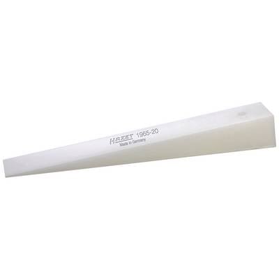 A wedge-shaped plastic tool with the inscription 'HAZET 1965-20 Made in Germany', presumably for assembly or disassembly.