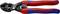 'KNIPEX' Mini Bolt Cutters, red-blue, with robust blades, suitable for cutting metal wires up to 3.5 mm.
