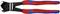Side cutters made of metal with red and blue handles. Marking shows 'Knipex', '61 02 200', 'Patented' and 'Vanadium-Super cap.'