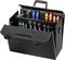 An opened toolbox with various tools such as screwdrivers, spanners, and pliers, neatly organised and ready for use.