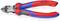 Side cutters by Knipex with red and blue handles, model number 14 22 160, for precise cutting of wires and cables.