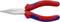 A red and blue combination pliers made of metal with the inscription '25 05 140'.