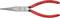 Red Knipex pliers tip with a long, straight gripping surface, suitable for precision work or in hard-to-reach areas.
