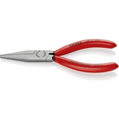 A pointed pliers with red chrome-vanadium steel handles, manufactured in Germany. Suitable for precision work.