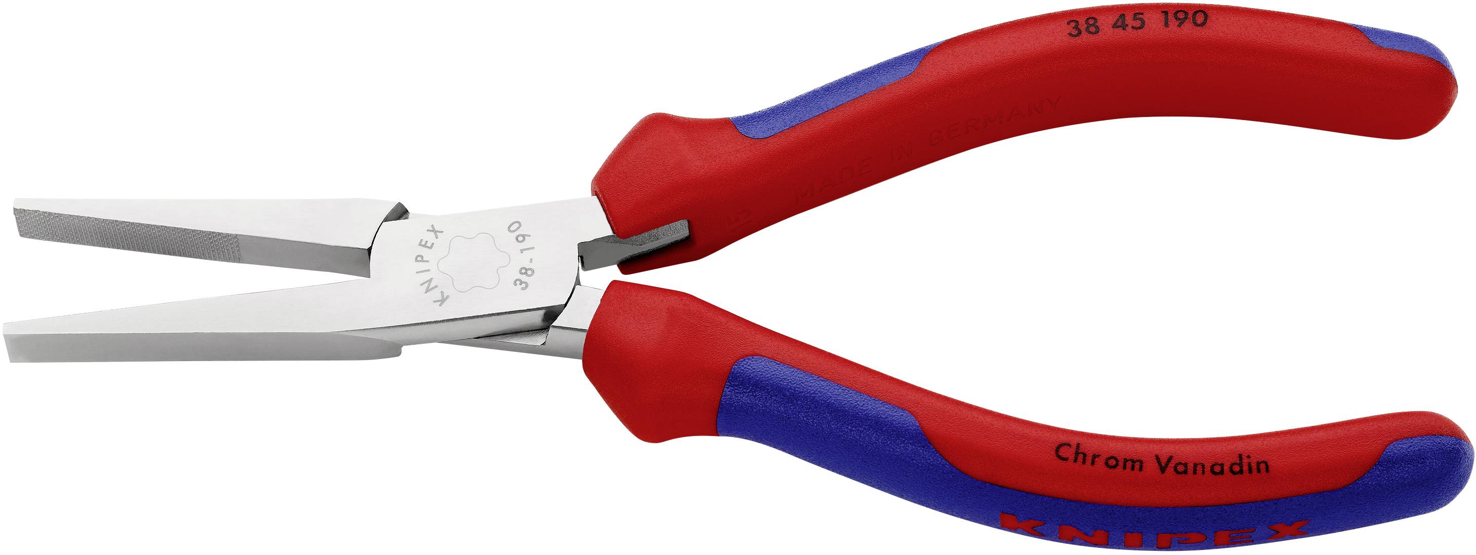 Knipex 38 45 190 Electrical & precision engineering Flat nose pliers Straight 190 mm-3