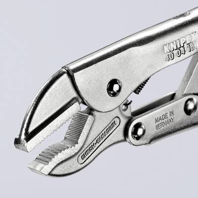Knipex 40 04 180 Gripper Straight with claw cutout 0 - 35 mm 180 mm