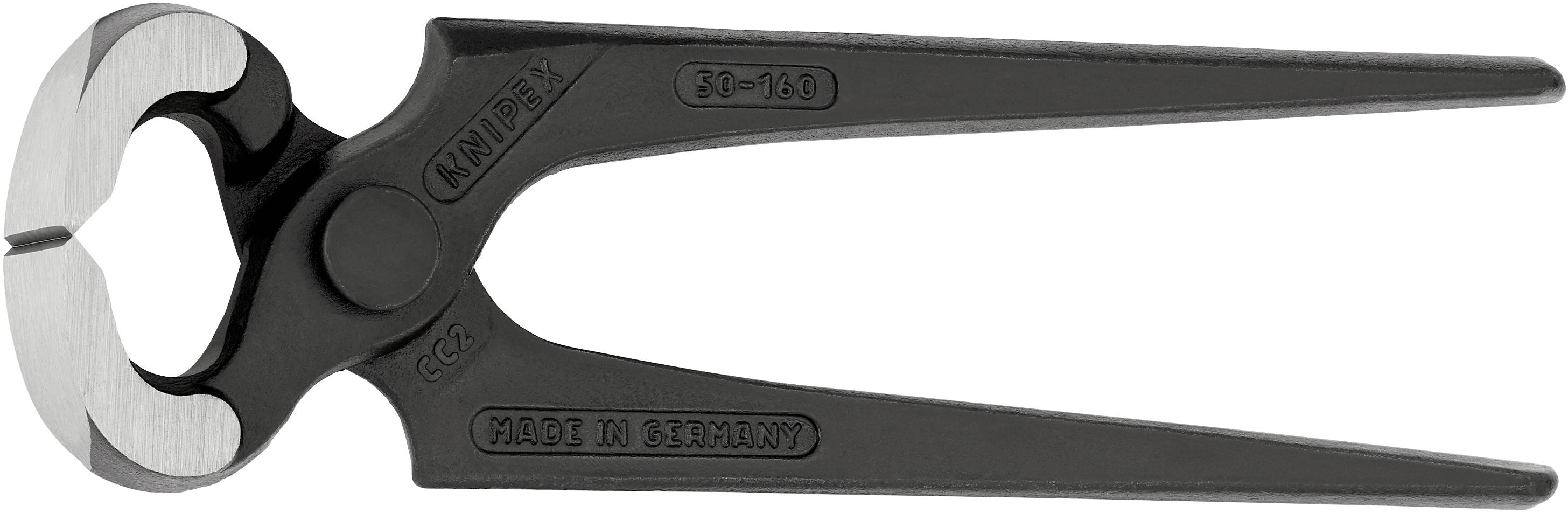 Steel cutting pliers with a black handle, suitable for cutting nails or wire.