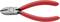 Side cutters with red handles, suitable for cutting through wires and cables.