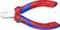 Side cutters made of steel with red and blue handles, labelled 'Vanadin-Super'. Suitable for cutting wire.
