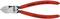 A red Knipex side-cutting pliers, specifically designed for cutting fibre-optic cables, manufactured in Germany.