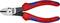A red and blue cable cutter pliers with the inscription 'Chrome-Vanadium cap. Piano ø 1.5 mm' on the handle.
