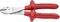 A red insulated cutting pliers with the inscription 'Knipex 74 07 200, Made in Germany', suitable for work up to 1000 V in accordance with IEC 60900.