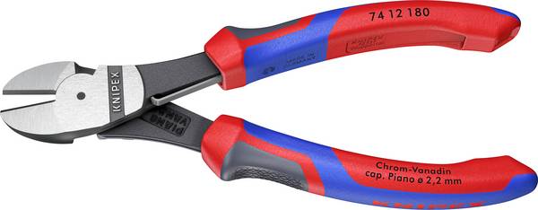 Knipex 74 12 180 Workshop Kraft side cutter non-flush type 180 mm
