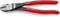 A red Knipex side-cutting pliers with the inscription 'Made in Germany' and 'Chrome Vanadium', suitable for cutting wires.