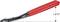 Red side-cutting pliers with a measurement result of approximately 2 3/4 inches in height shown to the right.