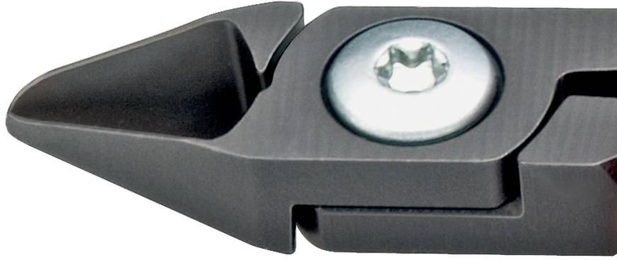 'Specialised tool with a sharp point and screw fastening for precise industrial applications.'