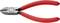 Side cutters with red handles, suitable for cutting wires and cables.