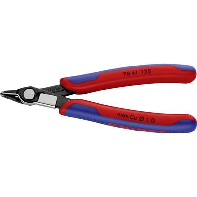 Side cutters with red and blue handle, suitable for cutting copper wires up to 1 mm diameter. Model number 78 41 125.