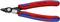 Side cutters with red and blue handle, suitable for cutting copper wires up to 1 mm diameter. Model number 78 41 125.