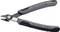 Pliers with grey and black handle, marked as Knipex, suitable for copper wires up to 1.6 mm and iron wires up to 1.2 mm.