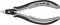 Side cutters with black and grey handle, embossed with '79 62 125 ESD'. Suitable for soft to medium-hard wire, diameter 0.1-1.3 mm.