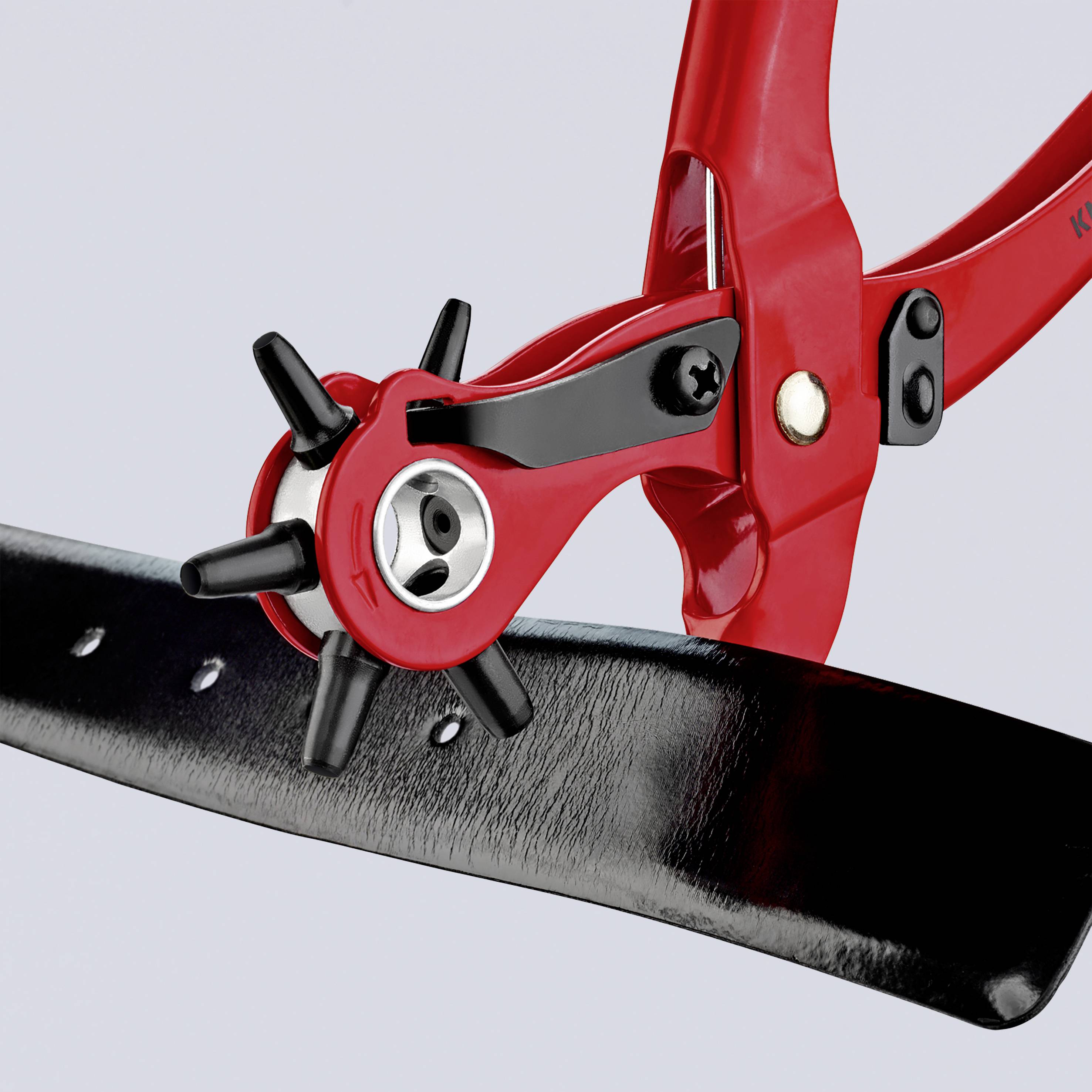 Knipex 90 70 220 Revolver hole puncher 2 mm, 2.5 mm, 3 mm, 3.5 mm, 4 mm, 5 mm 220 mm 1 pc(s)