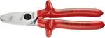 Cable shears with double cut KNIPEX 95 17 200