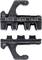 Metallic adjustment tool with marked sizes: '0.5-1.0', '4.0-6.0', '1.5-2.5'. Two identical parts, top and bottom.
