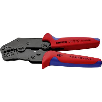Knipex Knipex-Werk 97 52 20 Crimper BNC, TNC coax connectors RG58, RG59, RG62, RG71, RG223