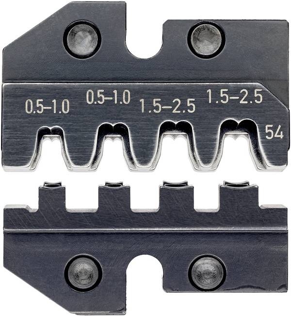 Knipex 97 49 54 Crimp inset RJ connectors 0.5 up to 2.5 mm² Suitable for brand (pliers) Knipex 97 43 200, 97 43 E, 97 43 E AUS, 97 43 E UK, 97 43 E US